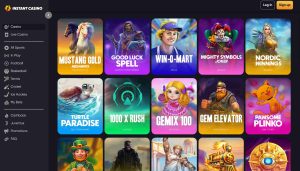 Instant Casino no verification casino