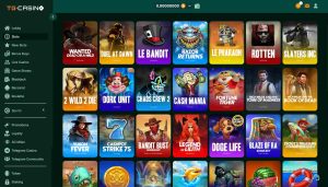 A view of TG Casino's slots A view of TG Casino's slots